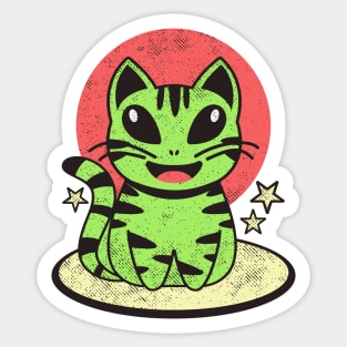 Alien Cat Sticker